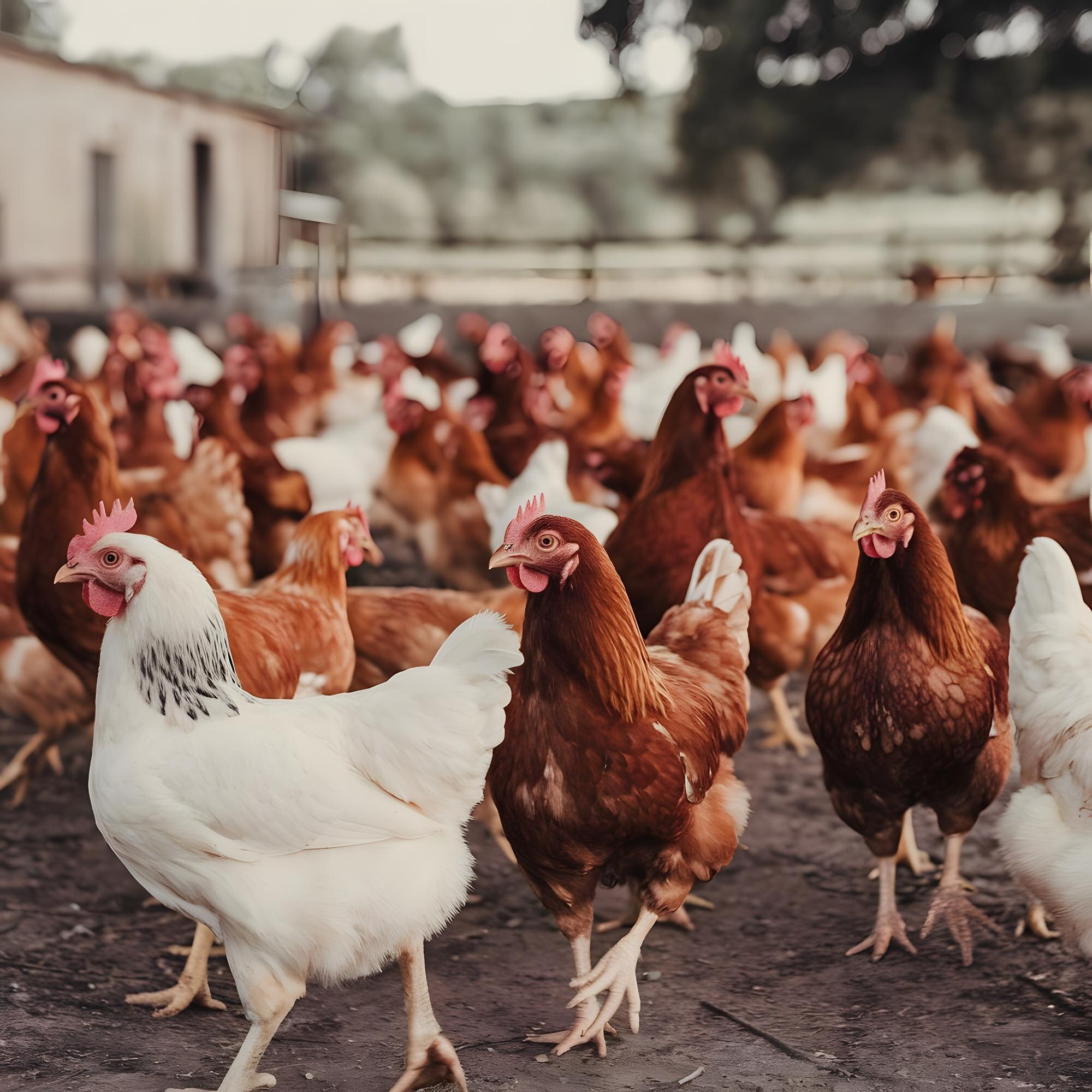 Eco-friendly chicken farm